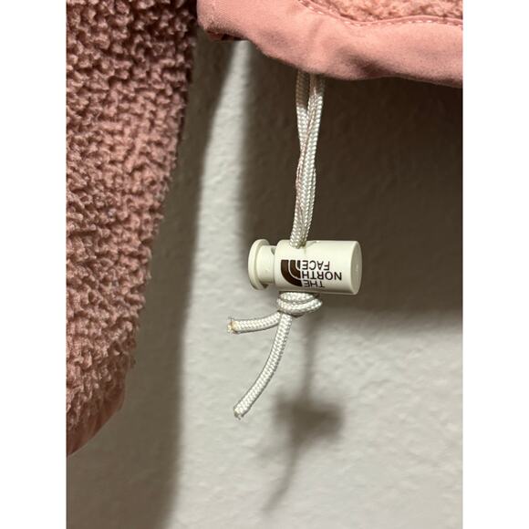 Women’s North Face Cragmont Fleece Snap Pullover Sherpa Jacket Blue Peach, M - Picture 4 of 6